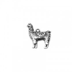 Colgante de Metal Zamak Llama 24x25mm