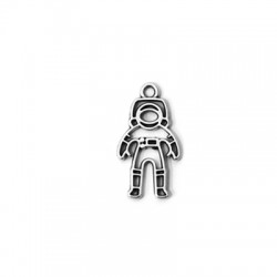 Colgante de Metal Zamak Astronauta 14x23mm