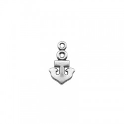 Colgante de Metal Zamak Ancla 10x13mm