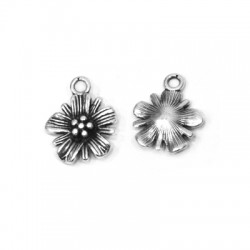 Ciondolo in Metallo Zama Fiore 14mm