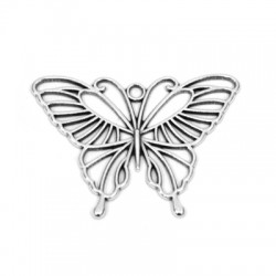 Colgante de Metal Zamak Mariposa 56x40mm