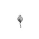 Colgante de Metal Zamak Globo 10x20mm
