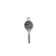 Colgante de Metal Zamak Raqueta de Tenis 10x25mm
