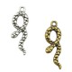 Zamak Pendant Snake 12x30mm