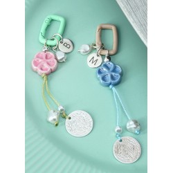 Charm rond en Zamak Lettre « B » 12 mm
