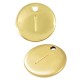 Zamak Charm Round Letter "I" 12mm