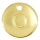 Zamak Charm Round Letter "O" 12mm
