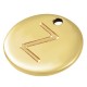 Zamak Charm Round Letter "Z" 12mm