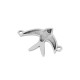 Connecteur en Zamak Hirondelle 20 x 23 mm
