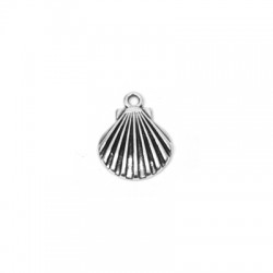 Colgante de Metal Zamak Concha 16x17mm