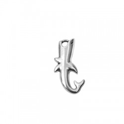 Colgante de Metal Zamak Tiburón 17x30mm