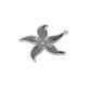 Colgante de Metal Zamak Estrella de Mar 44x46mm