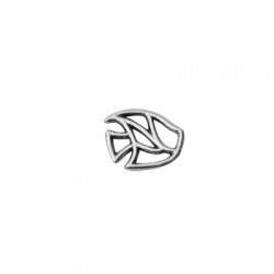 Colgante de Metal Zamak Pez 18x16mm