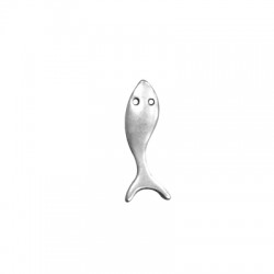 Pendentif Poisson en Zamak 13 x 37 mm