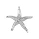 Zamak Pendant Starfish 35mm Ø1.5mm