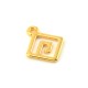 Colgante de Metal Zamak Meandro 15mm