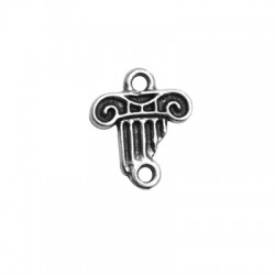 Colgante de Metal Latón Columna 15x12mm