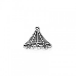 Pendentif en Zamak Lustre 18 x 14 mm