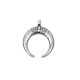 Colgante de Metal Zamak Cuerno 28mm