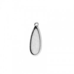 Zamak Pendant Teardrop Setting 12x31mm (int. 10x28mm)