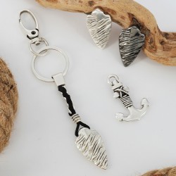 Colgante de Metal Zamak Lanza 19x37mm (Ø1.6mm)