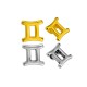 Breloque en Zamak Zodiaque Gémeaux 12 x 15 mm Ø 1.8 mm