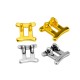 Breloque en Zamak Zodiaque Gémeaux 12 x 15 mm Ø 1.8 mm