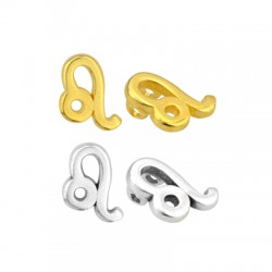 Zamak Charm Zodiac Leo 10x15mm Ø1.8mm