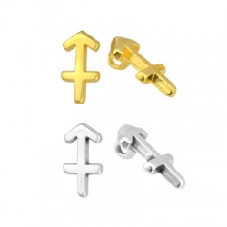 Charm en Zamak Zodiaque Sagittaire 9 x 15 mm Ø 1.8 mm