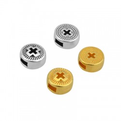 Curseur rond en Zamak 8 mm/4 mm Ø3.2X1.8 mm