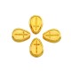 Zamak Bead Teardrop Cross 8x10mm Ø1.8mm