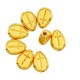 Zamak Bead Teardrop Cross 8x10mm Ø1.8mm