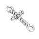 Connettore in Metallo Zama  Croce 11x15mm