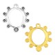 Pendentif Ovale en Zamak avec Montures SS10 et SS20 33 x 35 mm (Émaillé)
