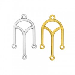 Pendentif en Zamak Irrégulier 18 x 30 mm