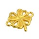 Zamak Connector Four Leaf Clover 12x15mm