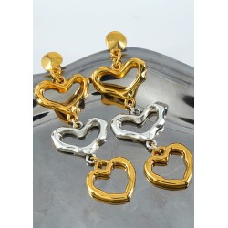 Breloque cœur en Zamak 17 mm