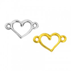 Zamak Connector Heart 9mm