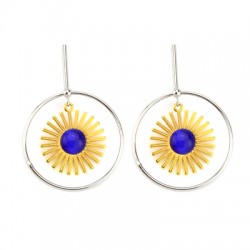 Pendentif rond en Zamak 26 mm