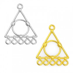 Pendentif Triangle en Zamak 24 mm