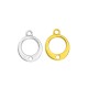 Zamak Charm Round 14mm
