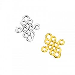 Connecteur en Zamak Symbole Celtique 6 x 12 mm