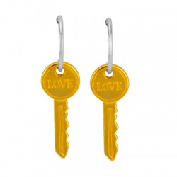 Zamak Pendant Key "LOVE" 10x27mm Ø2mm