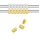 Μεταλλικό Ζάμακ Χυτό Στοιχείο Περαστό 8x4mm Ø1.2mm