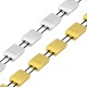 Zamak Twin Bead Rectangular 8x12mm Ø 1.2mm