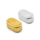 Zamak Double End Cap 24x14mm Ø10mm