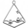 999° Silver Antique Plated/ 5µm