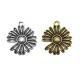 Pendentif fleur marguerite en Métal/Zamak 18mm