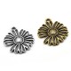 Colgante de Metal Zamak Flor Margarita 18mm