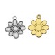 Zamak Charm Flower 20x19mm